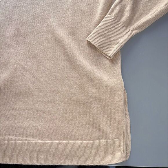 J. Crew Linen-blend button tunic sweater - Picture 11 of 12